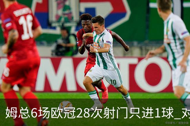 姆总6场欧冠28次射门只进1球 对米兰8脚未破门